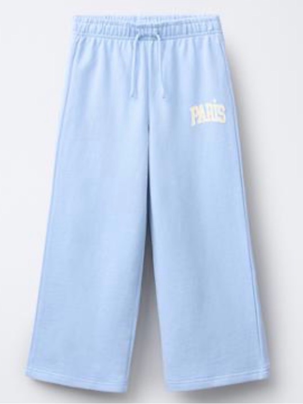 Zara Wide Leg Sweatpant Loungers Light Blue Size 9-10